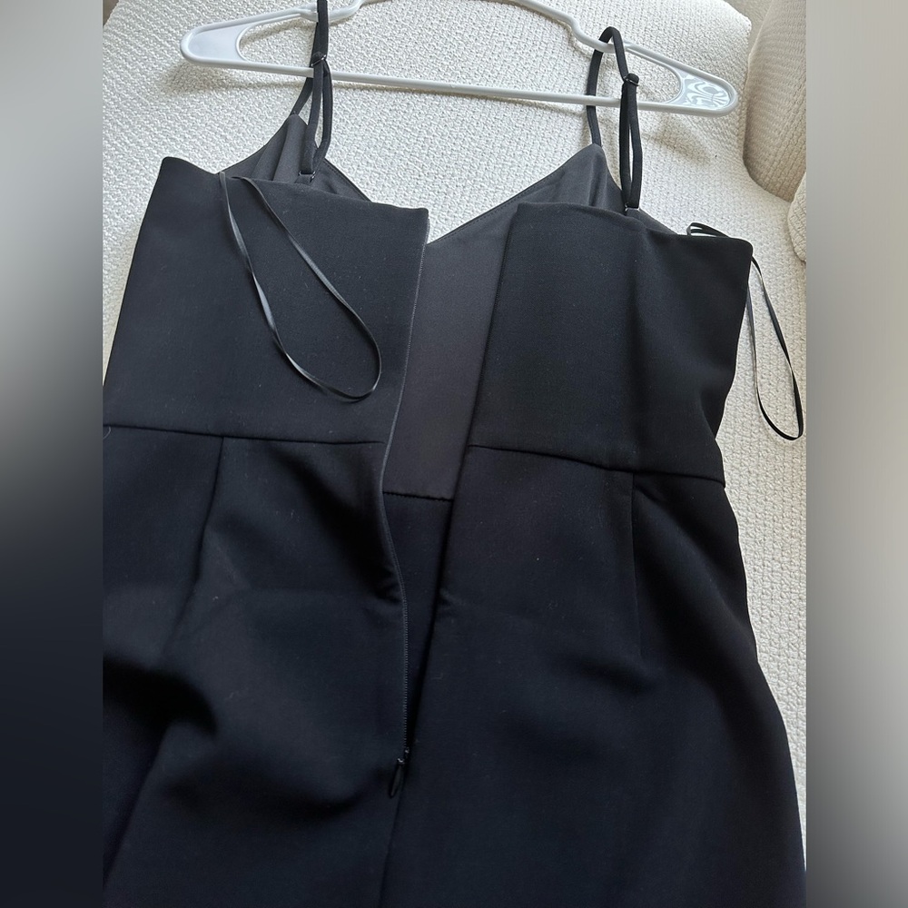 French Connection Black Asymmetric Mini Dress - Picture 7 of 11